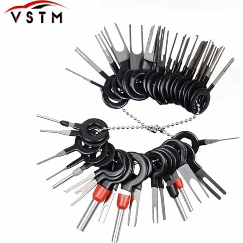 Car Terminal Removal 38Pcs/Set Electrical Wiring Crimp Connector Pin Extractor Kit Automobiles Terminal Repair Hand Tools