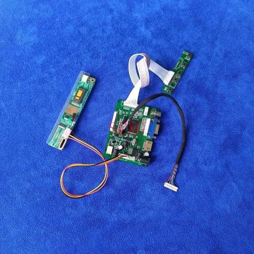 VGA AV HDMI-compatible 1024*768 20-Pin LVDS LCD screen controller driver board 1CCFL DIY KitFor HT13X12/HT13X13/HT13X14 display