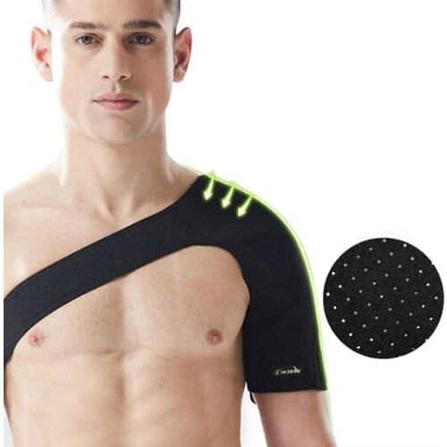 Adjustable Gym Sports Shoulder Protector Support Back Care Brace Guard Strap Wrap Belt Fitness Tennis Band Pads Bandage