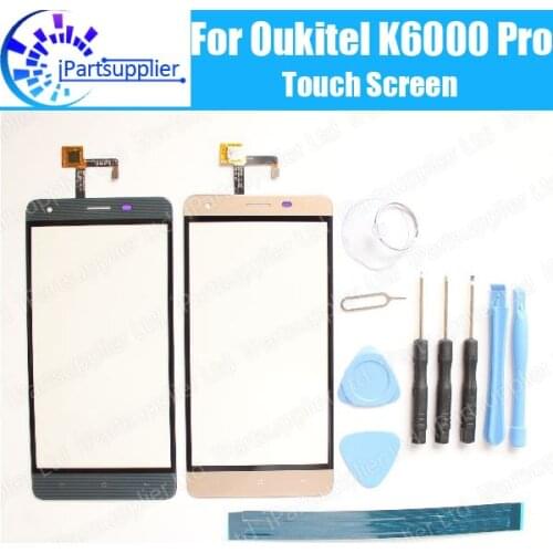 Oukitel K6000 Pro Touch Screen Panel 100% Guarantee Original Glass Panel Touch Screen Glass Replacement For Oukitel K6000 Pro
