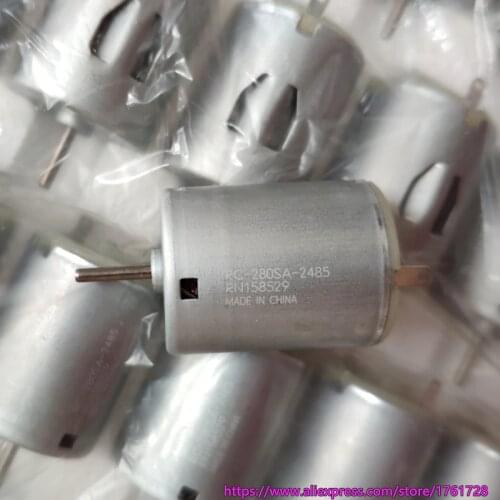Brand new and original Mabuchi 6V 280 DC motor RC-280SA-2485 10800RPM high speed carbon brush motor for Hair Clipper/Massager