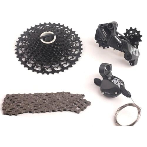 SRAM NX 1x11 Speed Bicycle Groupset MTB Bike Kit Shifter Lever Trigger Rear Derailleur Cassette Chain 11-42T HG Freewheel Driver
