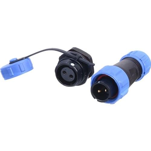WEIPU SP13 IP68 Solder Aviation Male Plug Female Socket Waterproof Connector Panel 2 3 4 5 6 7 9 Pin for LED Lighting Moto Boat