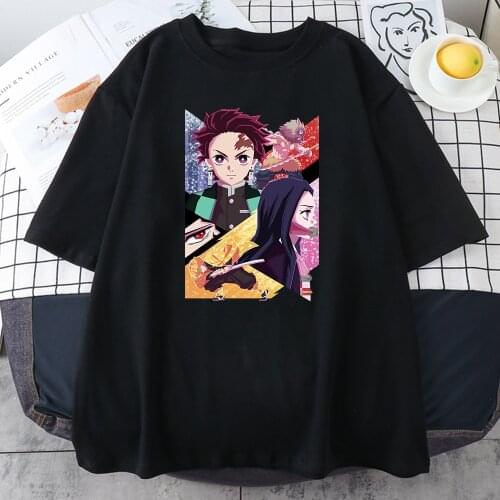 Anime My Hero Academia Womens T Shirts 2021 Summer Hot Sale T Shirt Loose Style Street Tee O-Neck Trendy Women T-Shirt