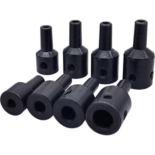 1PCS 4mm/5mm/6mm/8mm Jt0 drill chuck adaptor connecting rod shaft sleeve steel copper coupling