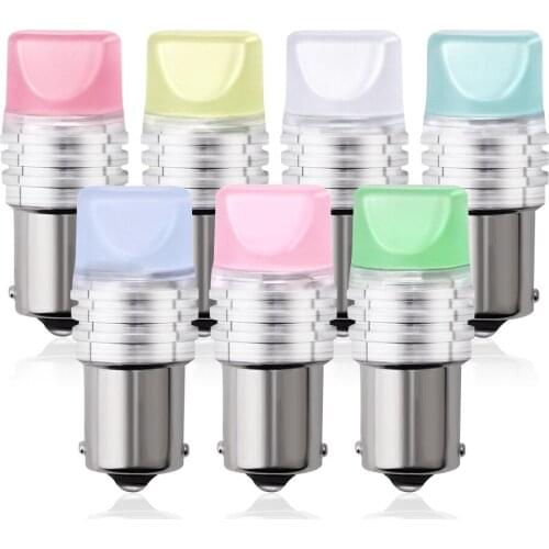 100Pcs P21W 1156 BA15S 1157 Car Bulb 5630 3SMD Auto Turn Reverse Brake RED DRL white Blue Light Wholesale Dropship