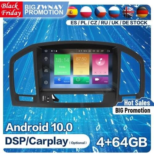 2 DIn DSP Carplay Android Screen For Opel Insigina 2008 2009 2010 2011 2012 GPS Multimedia Audio Stereo Radio Receiver Head Unit