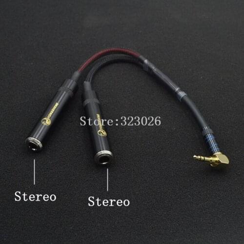 3.5mm to double 6.5mm female stereo,3.5mm to R and L channel