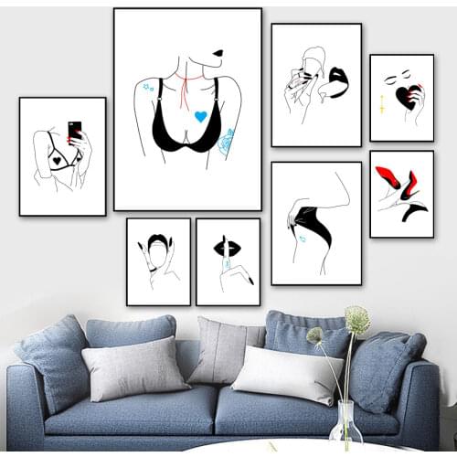 Wall Black And White Paintings 7-Space China