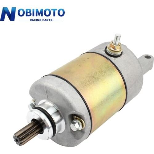9 Teeth Alloy Starting Motor Aluminum Motorcycle Starter For Linhai FeiShen 250cc-300cc Water-Cooled Engine Scooter ATV 2CQ-116