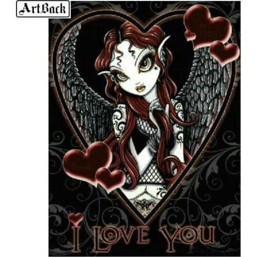 ArtBack 5d diy diamond painting cartoon princess drill square diamond embroidery 3d round diamond mosaic home decoration