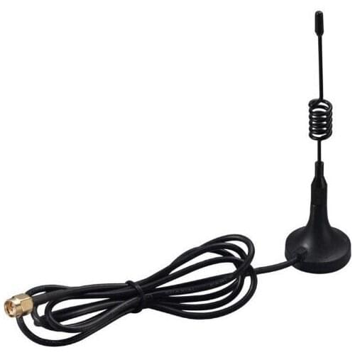 10 piece/lot 5-7dbi GPRS GSM Antenna 900-1800Mhz RG174 3M Cable SMA Male Magnetic Base Remote Control Signal Booster