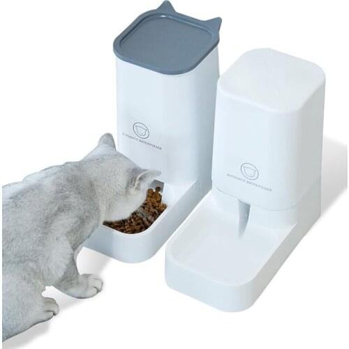 Pet Automatic Feeder Cat Feeding Bowls Dog Water Dispenser Water Bottle Food Feeding Device For Cat Small Dog Food Container