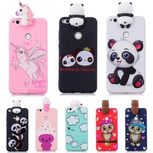 For Huawei Honor 8 9 10 Lite Case 3D Unicorn Panda Owl Silicon TPU Case On For Huawei P20 P30 Lite P30 Pro P10 P9 P8 Lite 2017