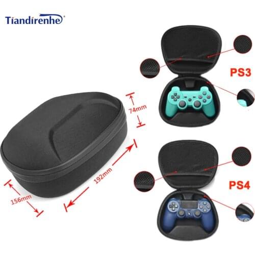 EVA Hard Pouch Bag for Sony PS4 PlayStation4 Gamepad Joysticks Case Portable Lightweight Easy Carry Case Protective Cover