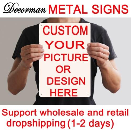 [ Mike Decor ] Custom Metal signs Poster decor for bar home pub 20x30 CM