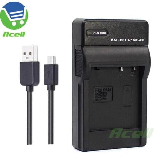 DMW-BCG10E DE-A66B USB Charger for Panasonic DMC-TZ6 TZ7 TZ8 TZ10 TZ18 TZ20 ZS1 ZS3 ZS5 ZS6 ZS7 ZS8 ZR1 ZR3 ZX1 ZX3 3D1 Camera