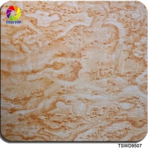TSAUTOP 1m x 10m Hydrographics Film Water Transfer Foil WTP Wood Grain Movie Liquid Foil WDF9507