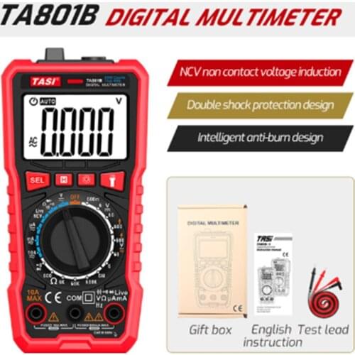 Voltage Meter Digital Multimeter Precision Voltmeter 1PC Multitester Handheld Electrician Supplies For Home TA801B/C/D Ammeter
