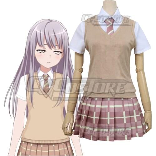 Cosplay Costume Anime Bang Dream! Minato Yukina Dresses Christmas Halloween Free shipping CG570