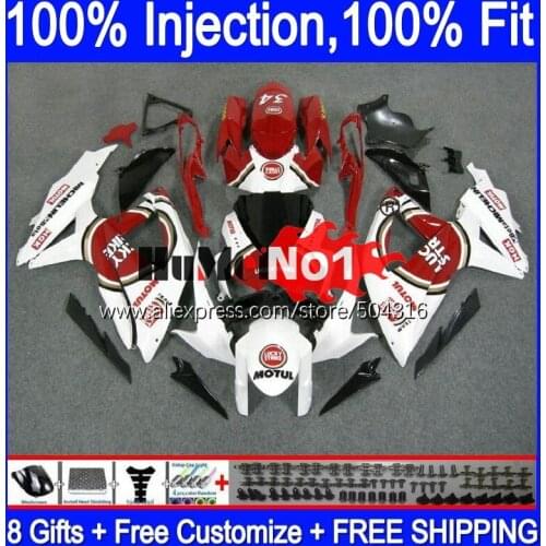 OEM For SUZUKI GSXR-750 GSXR 600 750 GSXR600 GSX-R750 Lucky Strike 17MC.3 GSXR-600 K8 GSXR750 2008 2009 2010 08 09 10 Fairings
