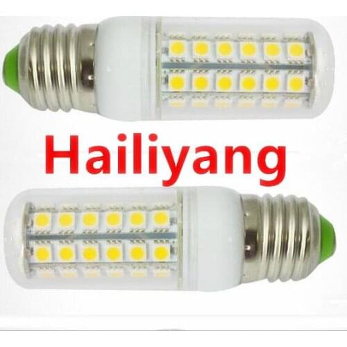 E27 69 leds SMD 5050 LED bulb lamp ,Warm white/white,9W 220V-240V 5050 SMD e27 LED Corn chandelier Light