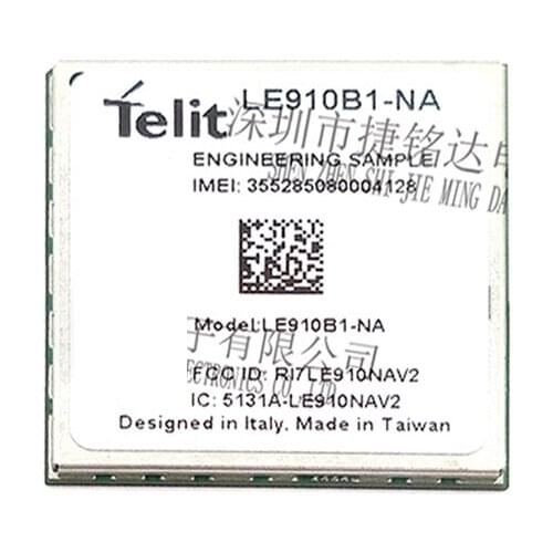 Telit LE910 Cat1 Series module LE910B1-NA for North America 4G bands B2 B4 B5 B12 B13 3G bands B2 B5
