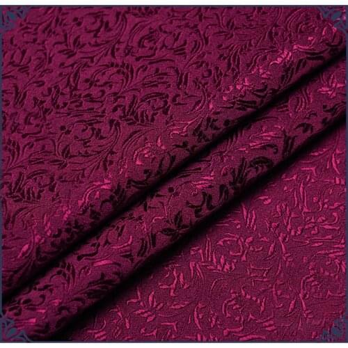 75x 100cm Metallic Jacquard Brocade Fabric, wheat floral pattern 3D jacquard yarn dyed fabric for Womens Coat Dress Skirt