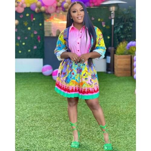 Vintage Casual Two Piece Outfits Women Long Sleeve Shirts Blouses Top Female Pleated Mini Skirts Office Lady Matching Sets