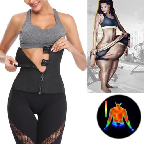 Women Waist Trainer Body Shaper Corsets with Zipper Corset Top Slimming Belt Black Shapers Shapewear Plus Size 3XL