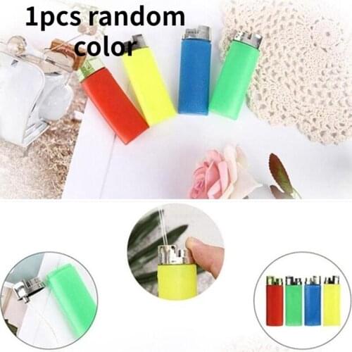 1PCS Kids Funny Party Trick Gag Gift Water Squirting Lighter Fake Lighter Joke Prank Trick Toy Random Color Baby Toys