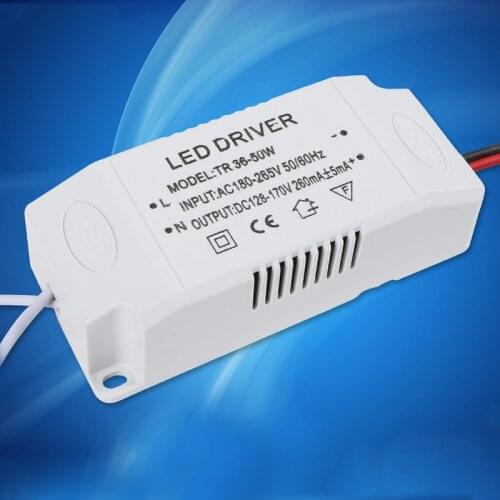 12-24W/24-36W/36-50W External Power Supply LED Driver Electronic Transformer Constant Current For Ceiling Light