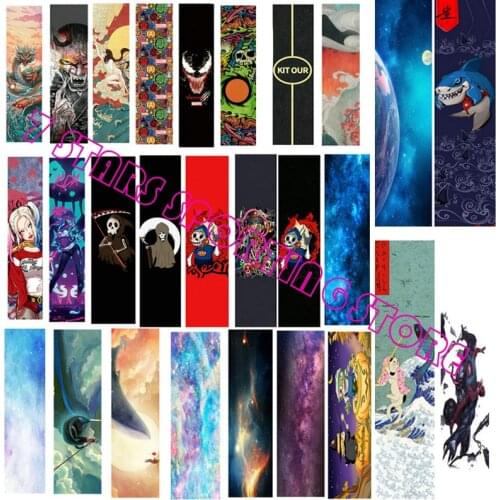 122*26.5cm Longboard Sandpaper Surfboard Dance Board Griptape 48*10inch Long Board Electric Scooter Skateboard Stickers Abrasive