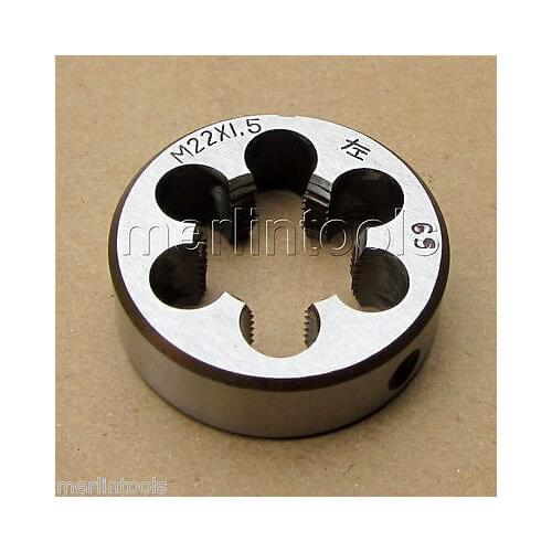 22mm x 1.5 Metric Left hand Die M22 x 1.5mm Pitch