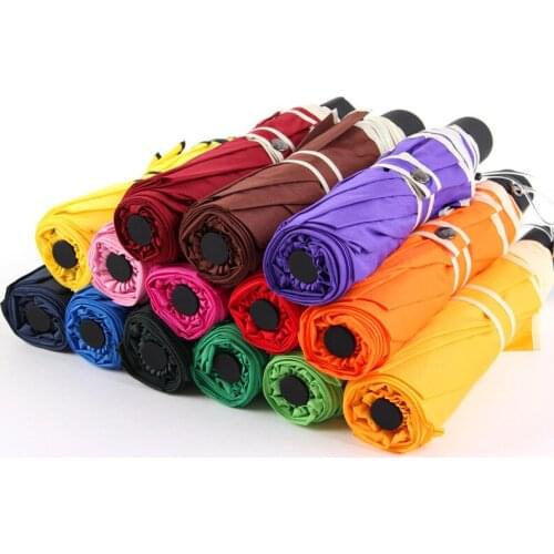 Aurora creative edging fiber skeleton can be printed LOGO 1402 three folding umbrella umbrella advertising umbrella