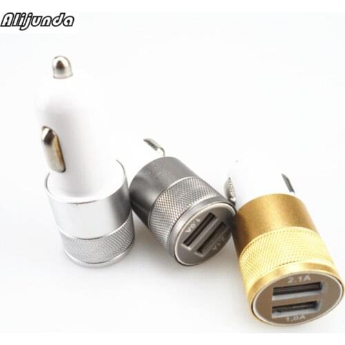 Dual USB car charger 2.1V small steel gun car charger for Honda Toyota Nissan Teana Acura RLX CL EL CSX ILX MDX NSX RDX RL SL