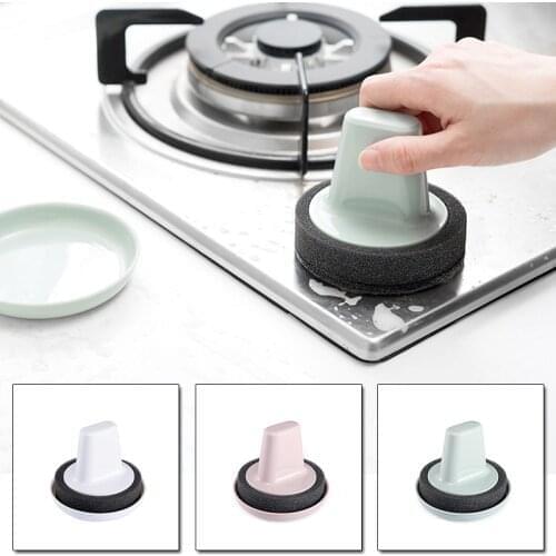 Kitchen Sponge Cleaning Tray Brush Scrubber Bowl Washer Dish Brush Hand Protector Cooking Pot Sink Cleaner Washing Accessories
