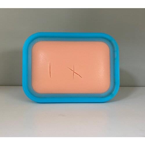 Surgical Suture Practice Module Debridement teaching simulation skin model Silicone pad medical student training model