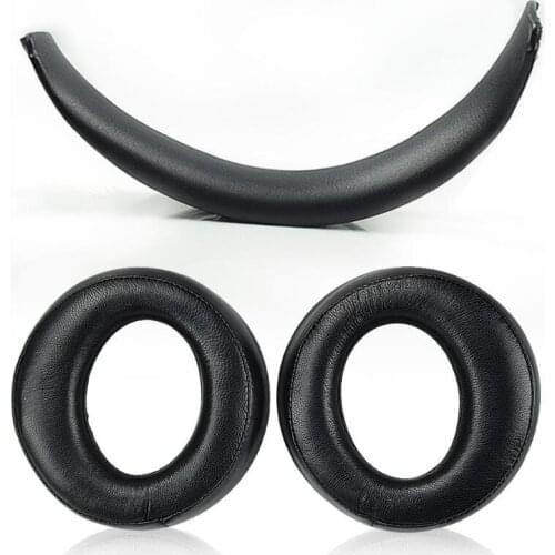 Replacement Earpad Headband Set For Sony PS3 PS4 Gold Wireless Playstation 3 4 CECHYA-0083 Stereo 7.1 Virtual Surround Headphone