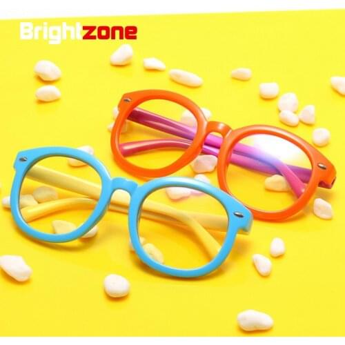 Brightzone Anti Blue Ray Radiation Glasses Boy Girl Myopia Computer Lovely Spectacles Children Frame Kids Student Clear Optical