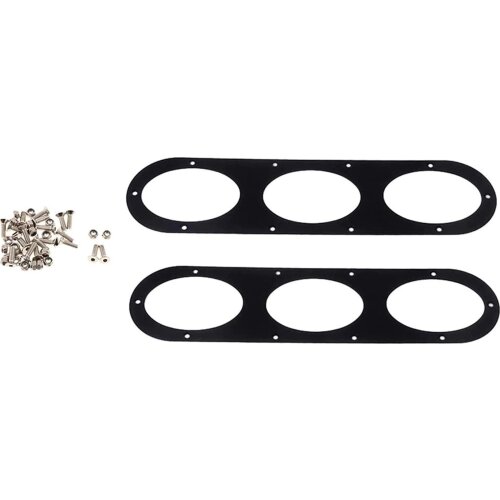 Rear Bumper Race Air Diversion Diffuser Panel for Car Styling Rear Bumper Diffuser Panels with Installation Screws 2 Sets