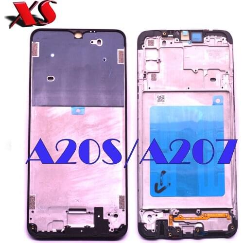 Front panel Bezel Frame Faceplate Housing Replacement for Samsung Galaxy A20S A207F A207G A207DS