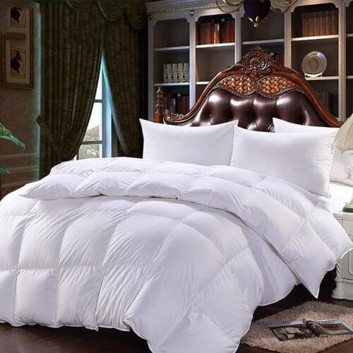 140*200 High-grade Warm Duvet Cotton Duvet Cover White Duck Down Bedclothes Breathable Quilt Cover Bedding Set Adult for Bedroom