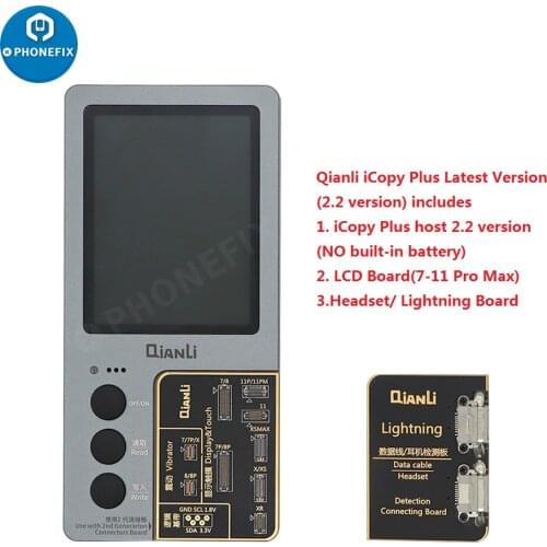 Qianli iCopy Plus LCD Screen Original Color Repair Programmer for iPhone 11 Pro Max XR XSMAX XS 8P 8 7P 7 Vibration/Touch Repair