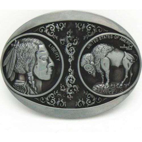 Western cowboy retro style belt buckle zinc alloy belt accessories unisex