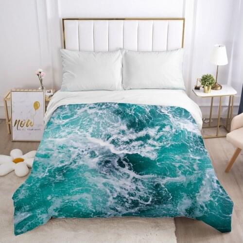Luxury Duvet cover Quilt/Blanket/Comfortable Case Single Double Queen King Bedding 140x200 240x220 240x260 nordic seawater