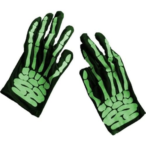 Cycling gloves bike glove halloween skeleton hand bones gloves ghost festival halloween cosplay performance props