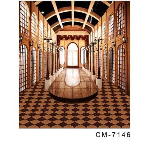 Retro building lobby photo backgrounds vinyl professional indoor photography backdrops for photo studio kits accessories CM-7146