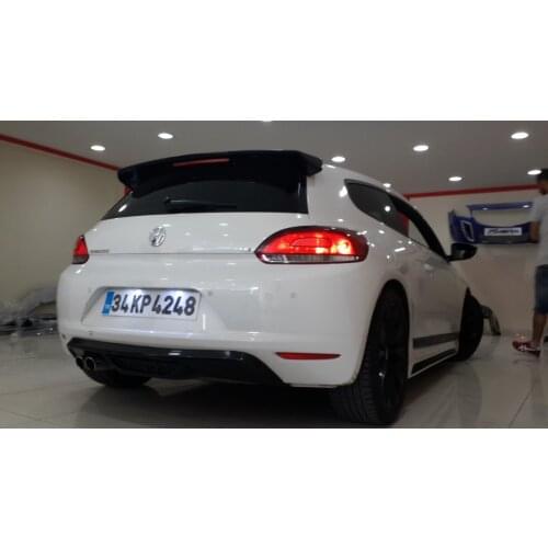 VW Scirocco For Sport Rear Tail 2009 - 2014 For Scirocco Caracter Still Diffuser Lip Plastic