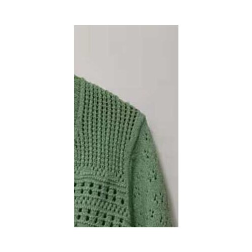 2021 Spring and Summer V-neck Hollow Short-sleeved Solid Color Pullover Women Sweater